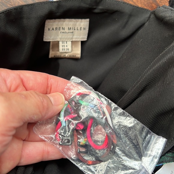 Karen Mullen Bustier Floral Print Tiered Dress - Picture 7 of 9